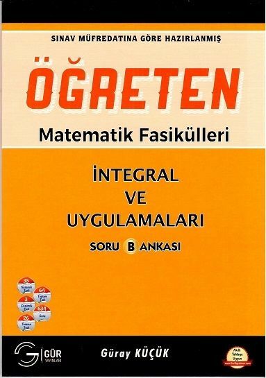 Gür Yayınları İntegral ve Uygulamaları Soru Bankası