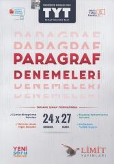 Limit Yayınları TYT Kronometre Paragraf 24X27 Denemeleri