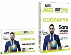 HocaWebde 2025 KPSS MEB-AGS Türkiye Coğrafyası Video Ders Notu + Soru Bankası 2 li Set - Engin Eraydın HocaWebde Yayınları