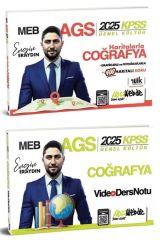 HocaWebde 2025 KPSS MEB-AGS Haritalarla Türkiye Coğrafyası + Video Ders Notu 2 li Set - Engin Eraydın HocaWebde Yayınları