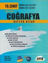 ENS Yayıncılık 10. Sınıf Coğrafya Defter Kitap