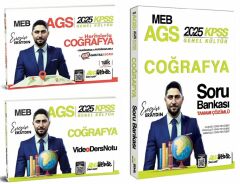 HocaWebde 2025 KPSS MEB-AGS Haritalarla Türkiye Coğrafyası + Video Ders Notu + Soru Bankası 3 lü Set