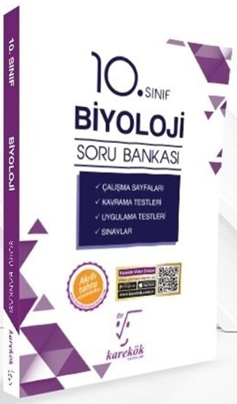 Karekök Yayınları 10. Sınıf Biyoloji İpuçlu Soru Bankası