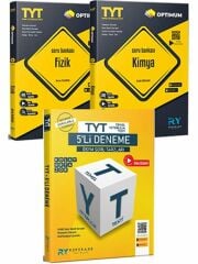 Optimum TYT Fizik TYT Kimya Video Çözümlü Soru TYT 5 li Deneme Seti Referans Yayınları