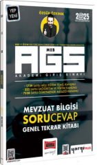 Yargı Yayınları 2025 MEB AGS Mevzuat Bilgisi Soru Cevap Genel Tekrar Kitabı