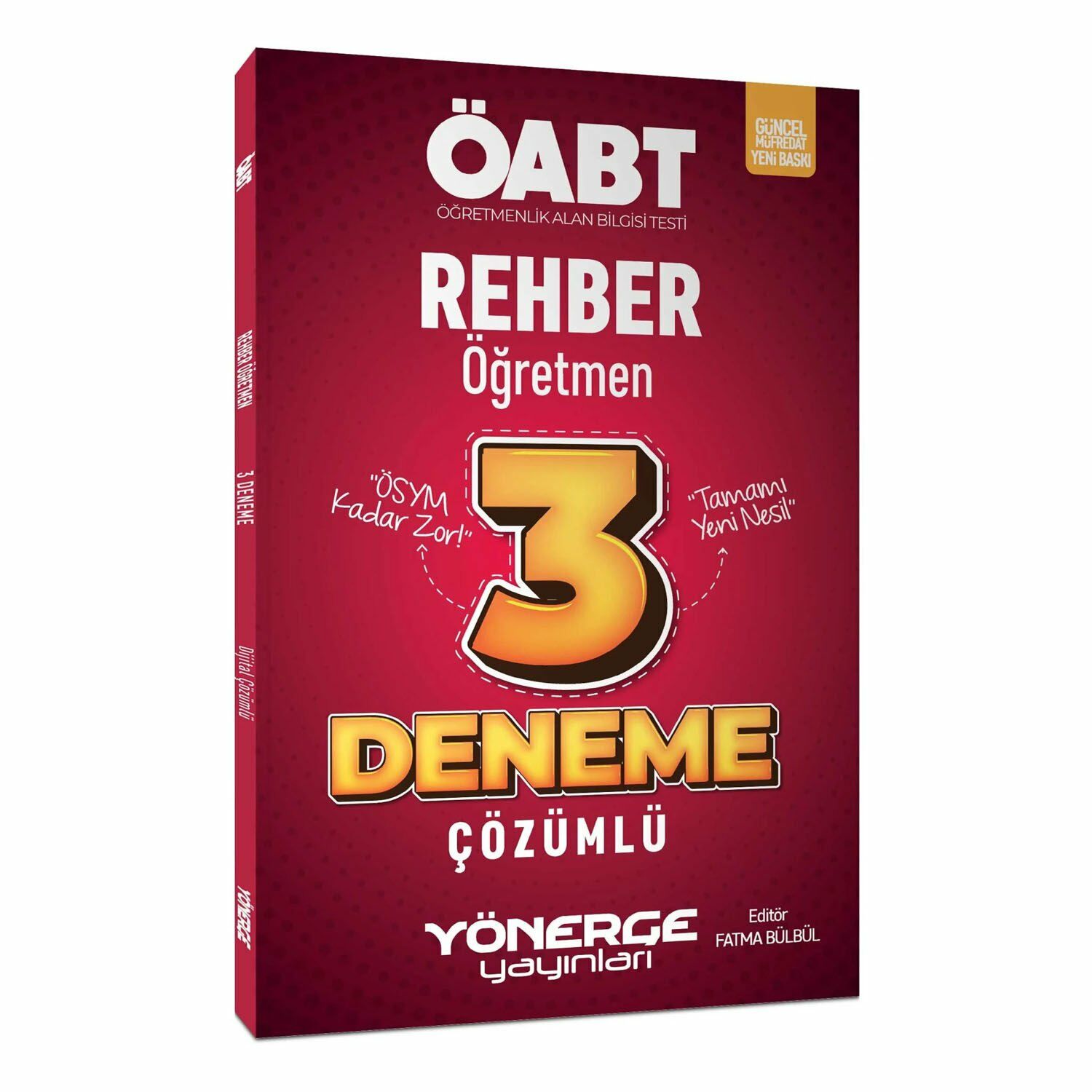 Yönerge ÖABT Rehber Öğretmen 3 Deneme Çözümlü