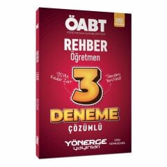 Yönerge ÖABT Rehber Öğretmen 3 Deneme Çözümlü