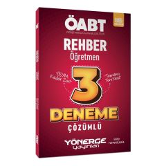 Yönerge ÖABT Rehber Öğretmen 3 Deneme Çözümlü
