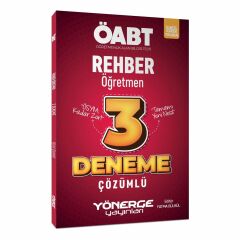 Yönerge ÖABT Rehber Öğretmen 3 Deneme Çözümlü