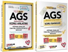 Yediiklim 2025 MEB-AGS Eğitimin Temelleri ve Türk Milli Eğitim, Mevzuatı Konu + Soru 2 li Set