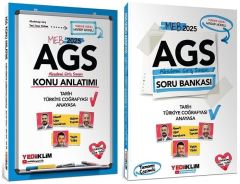 Yediiklim 2025 MEB-AGS Tarih, Türkiye Coğrafyası, Anayasa Konu Anlatımı + Soru Bankası 2 li Set