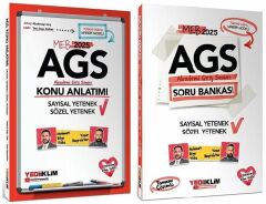 Yediiklim 2025 MEB-AGS Sözel-Sayısal Yetenek Konu Anlatımı + Soru Bankası 2 li Set