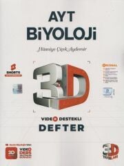 3D AYT Biyoloji Video Destekli Defter 3D Yayınları