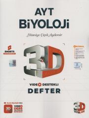 3D AYT Biyoloji Video Destekli Defter 3D Yayınları