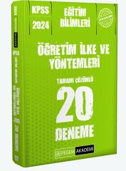 Pegem 2024 KPSS Eğitim Bilimleri Öğretim İlke ve Yöntemleri 20 Deneme