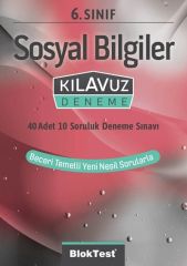 Bloktest Yayınları 6. Sınıf Sosyal Bilgiler Kılavuz Deneme