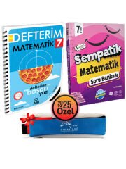 Ünlüler Karması 7. Sınıf Sempatik Matematik Soru ve Arı Matematik Defterim +Kalemlik 2 Kitap Set