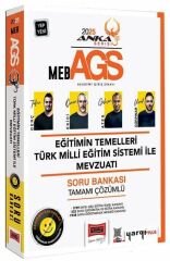 Yargı 2025 MEB-AGS Eğitimin Temelleri ve Türk Milli Eğitim Sistemi ile Mevzuatı Soru Bankası Çözümlü Anka Serisi