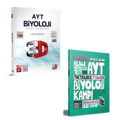 2023 3D AYT Biyoloji Soru ve BenimHocam AYT Biyoloji Kampı Seti 2 Kitap