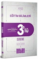 Retro KPSS Eğitim Bilimleri 3 lü Deneme Retro Yayıncılık