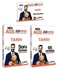 HocaWebde 2025 KPSS MEB-AGS Tarih Video Ders Notu + Soru Bankası + 65 Deneme 3 lü Set - Kadir Koç HocaWebde Yayınları