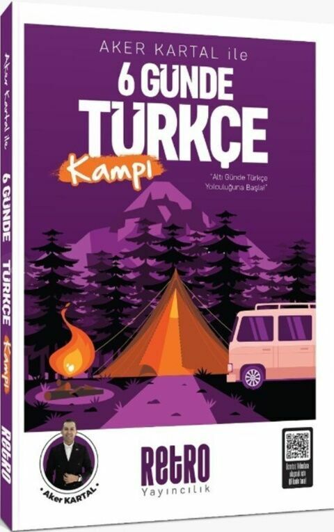 Retro KPSS YKS 6 Günde Türkçe Soru Kampı - Aker Kartal Retro Yayıncılık