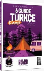 Retro KPSS YKS 6 Günde Türkçe Soru Kampı - Aker Kartal Retro Yayıncılık