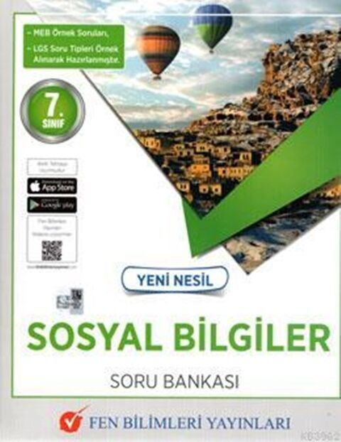 Fen Bilimleri Yayınları 7. Sınıf Sosyal Bilgiler Yeni Nesil Soru Bankası