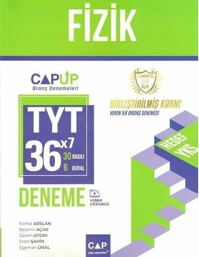 Çap Yayınları TYT Fizik 30 x 6 Up Deneme