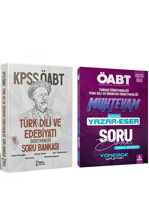 2023 KPSS ÖABT Türk Dili Edebiyatı Muhteva Soru Bankası Seti İsem ve Yönerge Yayınları