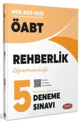 Data 2025 ÖABT MEB-AGS Rehberlik Öğretmenliği 5 Deneme Çözümlü Data Yayınları