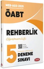 Data 2025 ÖABT MEB-AGS Rehberlik Öğretmenliği 5 Deneme Çözümlü Data Yayınları