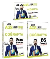 HocaWebde 2025 MEB-AGS Türkiye Coğrafyası Video Ders Notu + Soru Bankası + 66 Deneme 3 lü Set - Engin Eraydın HocaWebde Yayınları