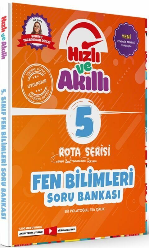 Tammat Yayıncılık 5. Sınıf Fen Bilimleri Rota Serisi Hızlı ve Akıllı Soru Bankası