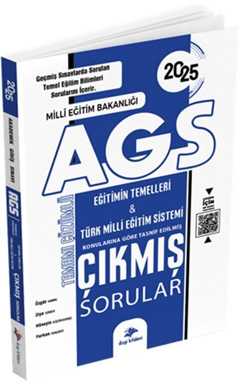 Dizgi Kitap 2025 MEB AGS Tamamı Video Çözümlü Eğitimin Temelleri Türk Milli Çıkmış Sorular