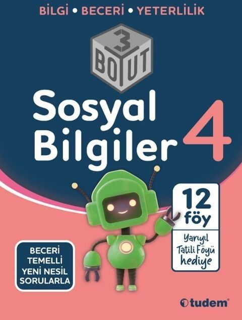 Tudem Yayınları 4. Sınıf Sosyal Bilgiler 3 Boyut