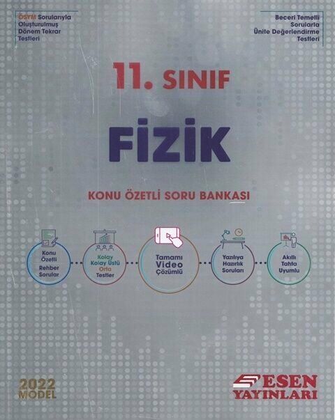 Esen Yayınları 11. Sınıf Fizik Konu Özetli Soru Bankası