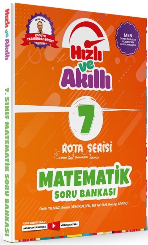 Tammat Yayıncılık 7. Sınıf Matematik Rota Serisi Hızlı ve Akıllı Soru Bankası