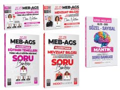 İndeks Akademi 2025 MEB-AGS Akademisi Eğitimin Temelleri + Mevzuat Bilgisi Ders Notları + Sözel-Sayısal Mantık Soru Bankası 5 li Set