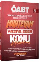 Yönerge Yayınları ÖABT Türkçe Edebiyat Muhtevam Yazar Eser Konu Anlatımı
