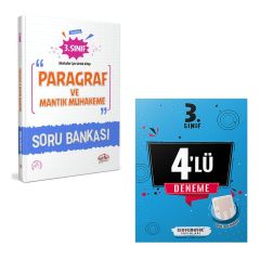 Editör 3. Sınıf Paragraf ve Mantık Muhakeme Soru Bankası ve Sistematik Yayınları 3.Sınıf 4 lü Denem