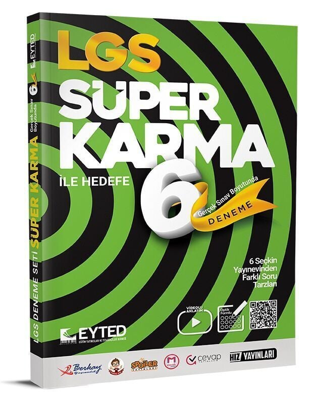 EYTED Yayınları 8. Sınıf LGS Süper Karma 6 Deneme