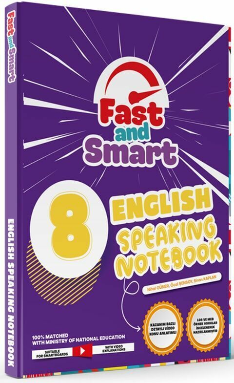 Tammat Yayıncılık 8. Sınıf LGS English Speaking Hızlı ve Akıllı Defter Konuşturan Defter