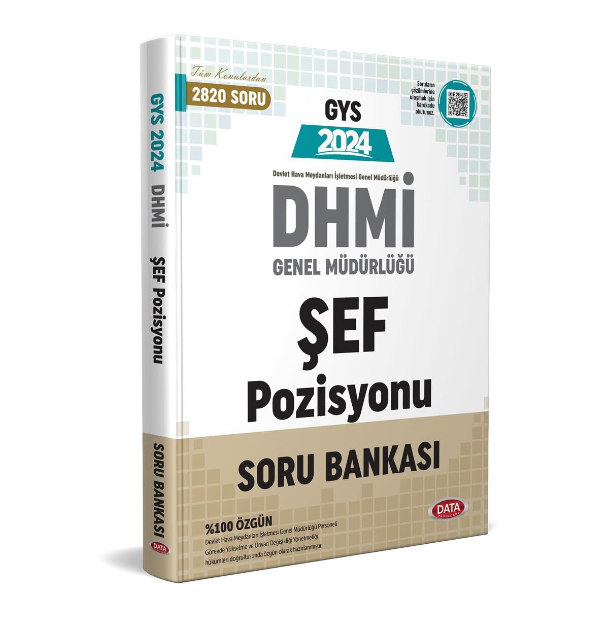 Data 2024 Dhmi̇ Genel Müdürlüğü Şef Pozisyonu Gys Soru Bankası Data Yayınları