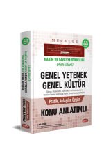 2024 Mecelle Hakim ve Savcı Yardımcılığı (Adli-İdari) Genel Yetenek - Genel Kültür Konu Anlatımlı