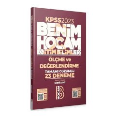 Benim Hocam 2023 KPSS Eğitim Bilimleri Ölçme ve Değerlendirme 23 Deneme Çözümlü - Sabri Zahit Benim Hocam Yayınları