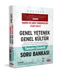 2024 Mecelle Hakim ve Savcı Yardımcılığı (Adli-İdari) Genel Yetenek - Genel Kültür Soru Bankası
