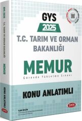 Data 2025 GYS Tarım ve Orman Bakanlığı Memur Konu Anlatımlı Görevde Yükselme Data Yayınları