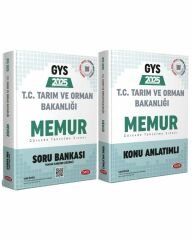 Data 2025 GYS Tarım ve Orman Bakanlığı Memur Konu ve Soru 2 Kitap Set Data Yayınları