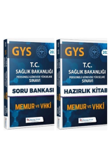 Memur Sınav Yayınları 2023 Sağlık Bakanlığı Vhki Memur GYS Soru Bankası ve Hazırlık Kitabı Seti